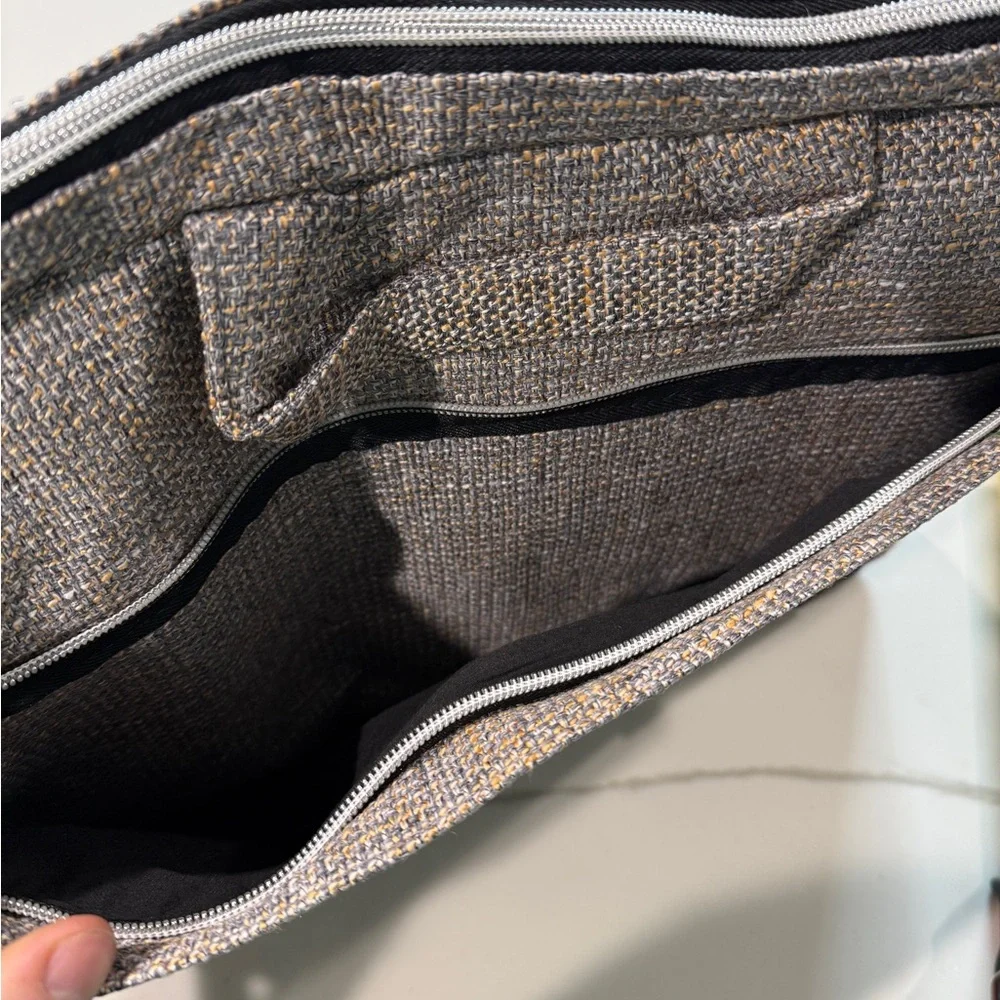 Dime Bags 17” Side Hustler Laptop Bag Sand Tan Color